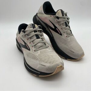 Brooks Adrenaline GTS 22 Womens size 11 Gray Rose Black Running Shoes